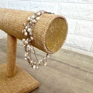 Trades of Hope Pearl bracelet.